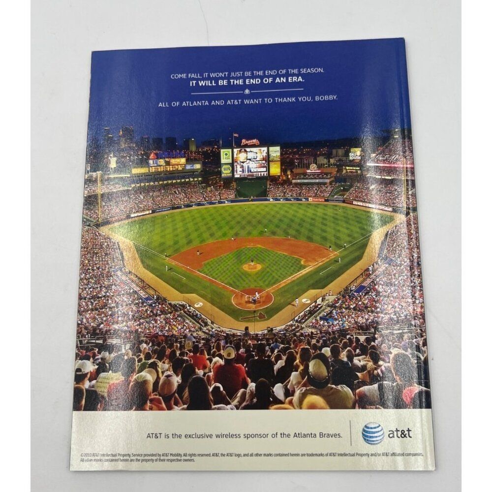 Bobby Cox Final Season Atlanta Braves Commemorative Program 2010 - Picture 2 of 2